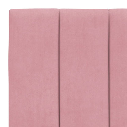 Cuscino Testiera Rosa 90 cm in Velluto