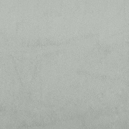 Cuscino Testiera Grigio Chiaro 100 cm in Velluto