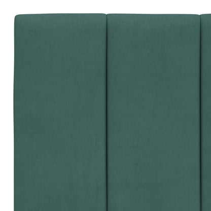 Cuscino Testiera Verde Scuro 100 cm in Velluto