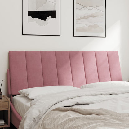 Cuscino Testiera Rosa 120 cm in Velluto