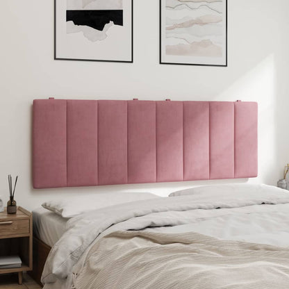 Cuscino Testiera Rosa 120 cm in Velluto