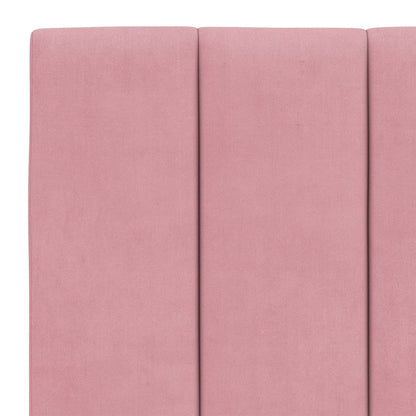 Cuscino Testiera Rosa 120 cm in Velluto