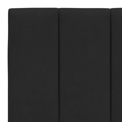 Cuscino Testiera Nero 160 cm in Velluto