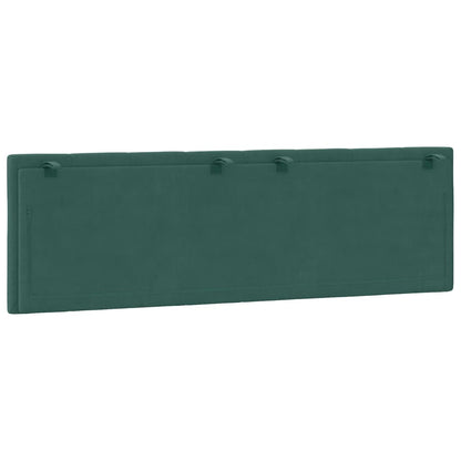 Cuscino Testiera Verde Scuro 160 cm in Velluto