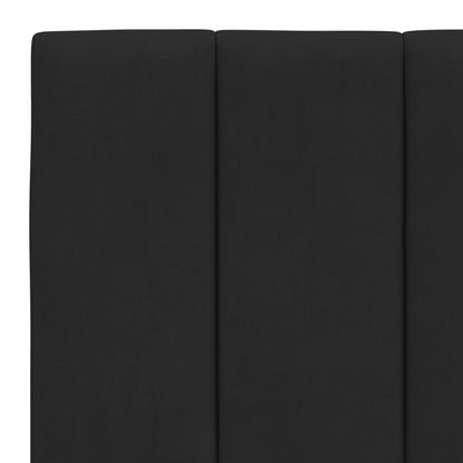 Cuscino Testiera Nero 180 cm in Velluto