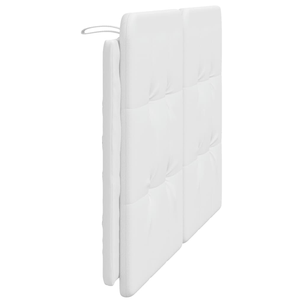 Cuscino Testiera Bianco 140 cm in Similpelle - homemem39