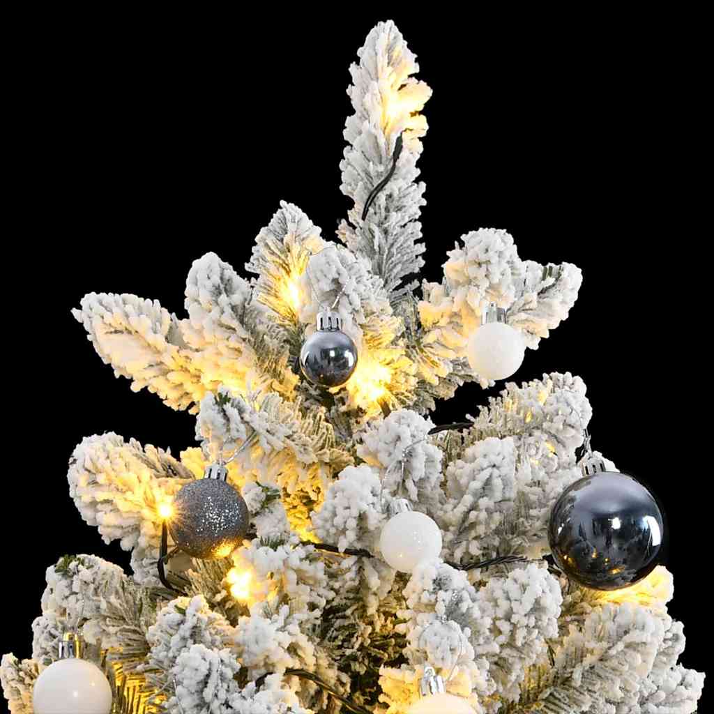 Albero Natale Incernierato con 300 LED e Palline 300 cm