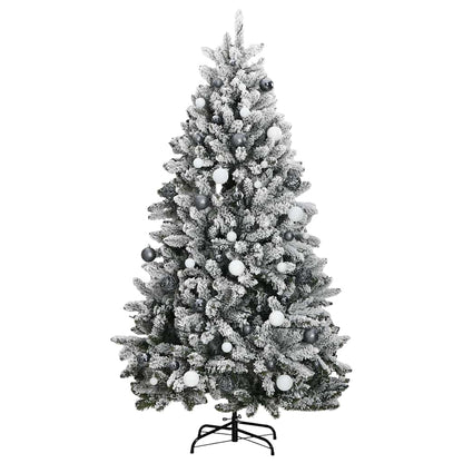 Albero Natale Incernierato con 300 LED e Palline 300 cm - homemem39