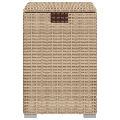 Tavolo Copri Serbatoio Propano Beige 40x40x60 cm in Polyrattan