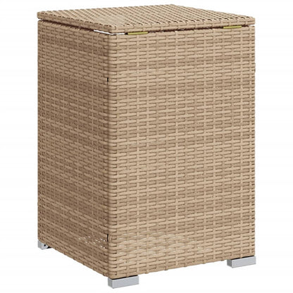 Tavolo Copri Serbatoio Propano Beige 40x40x60 cm in Polyrattan - homemem39