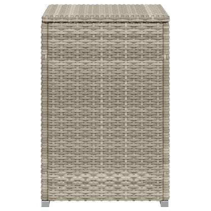 Tavolo Serbatoio Propano Grigio Chiaro 40x40x60 cm Polyrattan