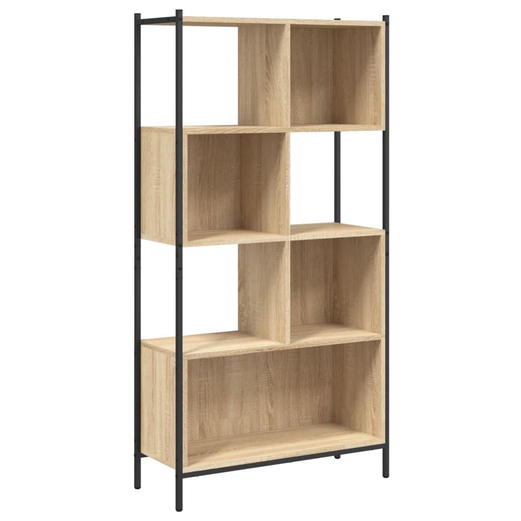 Libreria Rovere Sonoma 72x28x172 cm in Legno Multistrato