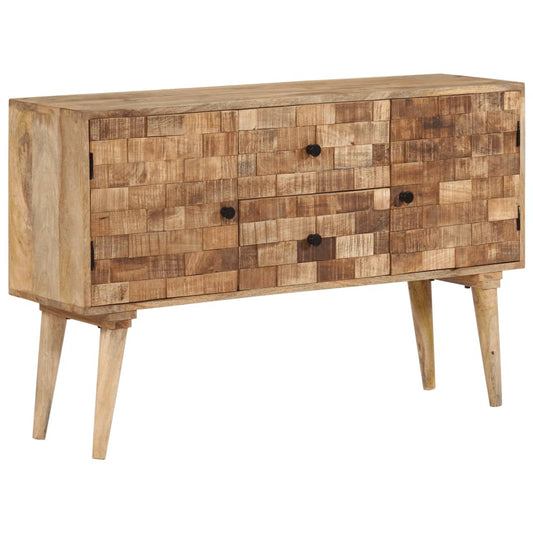 Credenza 110x30x70 cm in Legno Massello di Mango