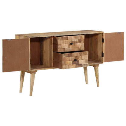 Credenza 110x30x70 cm in Legno Massello di Mango