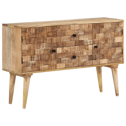 Credenza 110x30x70 cm in Legno Massello di Mango