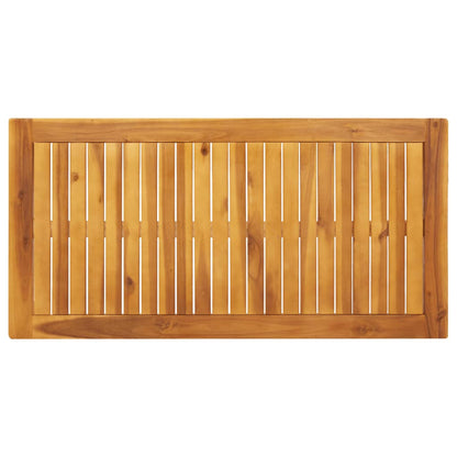 Tavolo da Pranzo da Giardino 110x55x75 cm Legno Massello Acacia - homemem39