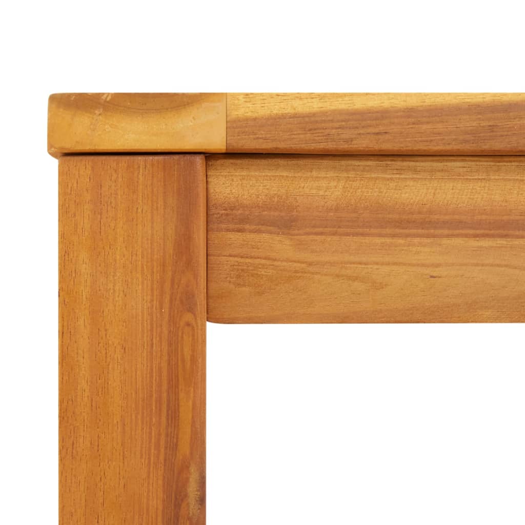 Tavolo da Pranzo da Giardino 110x55x75 cm Legno Massello Acacia - homemem39