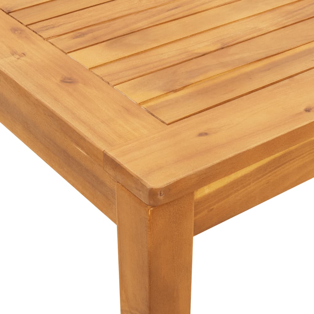 Tavolo da Pranzo da Giardino 110x110x75cm Legno Massello Acacia - homemem39