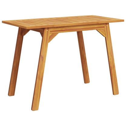 Tavolo da Pranzo da Giardino 110x56x75 cm Legno Massello Acacia - homemem39