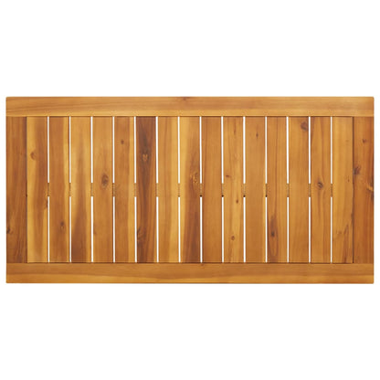 Tavolo da Pranzo da Giardino 110x56x75 cm Legno Massello Acacia - homemem39