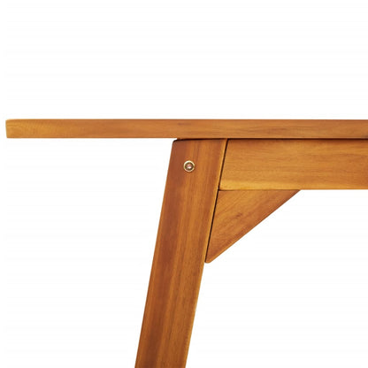 Tavolo da Pranzo da Giardino 110x56x75 cm Legno Massello Acacia - homemem39