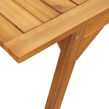 Tavolo da Pranzo da Giardino 110x56x75 cm Legno Massello Acacia - homemem39