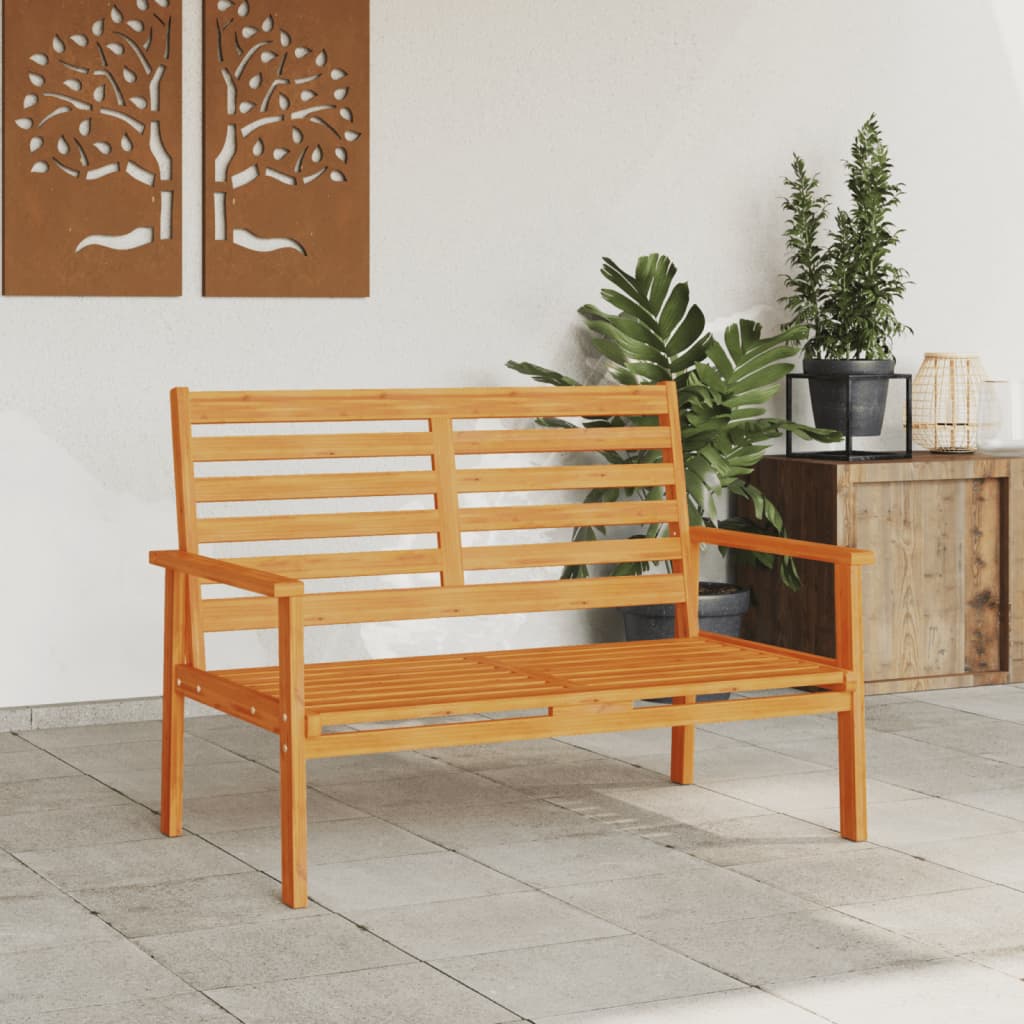 Panca Divano da Giardino 120 cm in Legno Massello di Acacia - homemem39