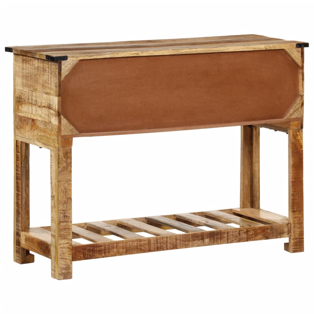 Tavolo Consolle 100x35x75 cm in Legno Massello di Mango