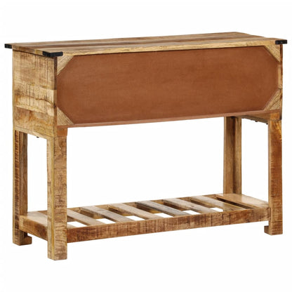 Tavolo Consolle 100x35x75 cm in Legno Massello di Mango