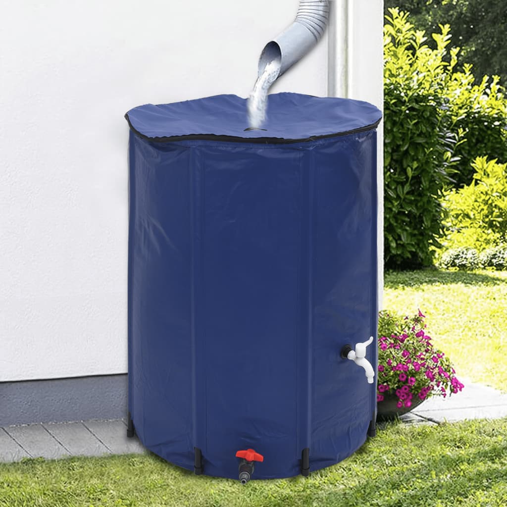 Serbatoio Acqua con Rubinetto Pieghevole 750 L in PVC - homemem39