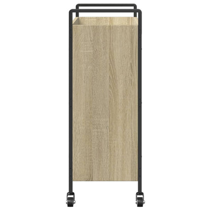 Carrello da Cucina Rovere Sonoma 70x30x82 cm Legno Multistrato - homemem39