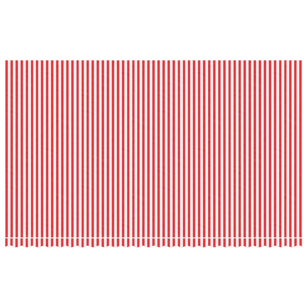 Replacement Fabric for Red and White Stripes Curtain 6x3.5 m