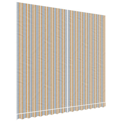 Ersatzstoff für Vorhang, mehrfarbige Streifen, 4 x 3,5 m