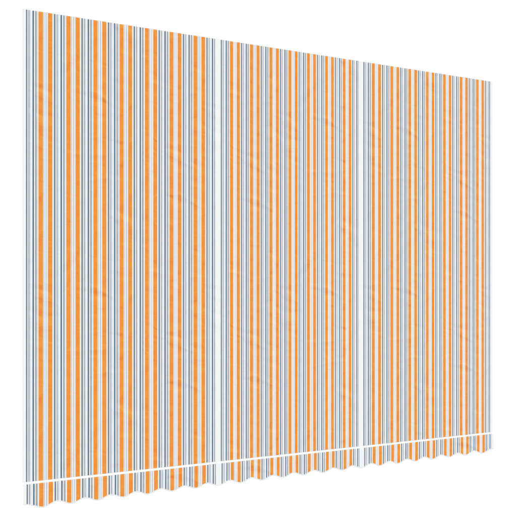 Tessuto di Ricambio per Tenda Strisce Multicolore 5x3,5 m - homemem39