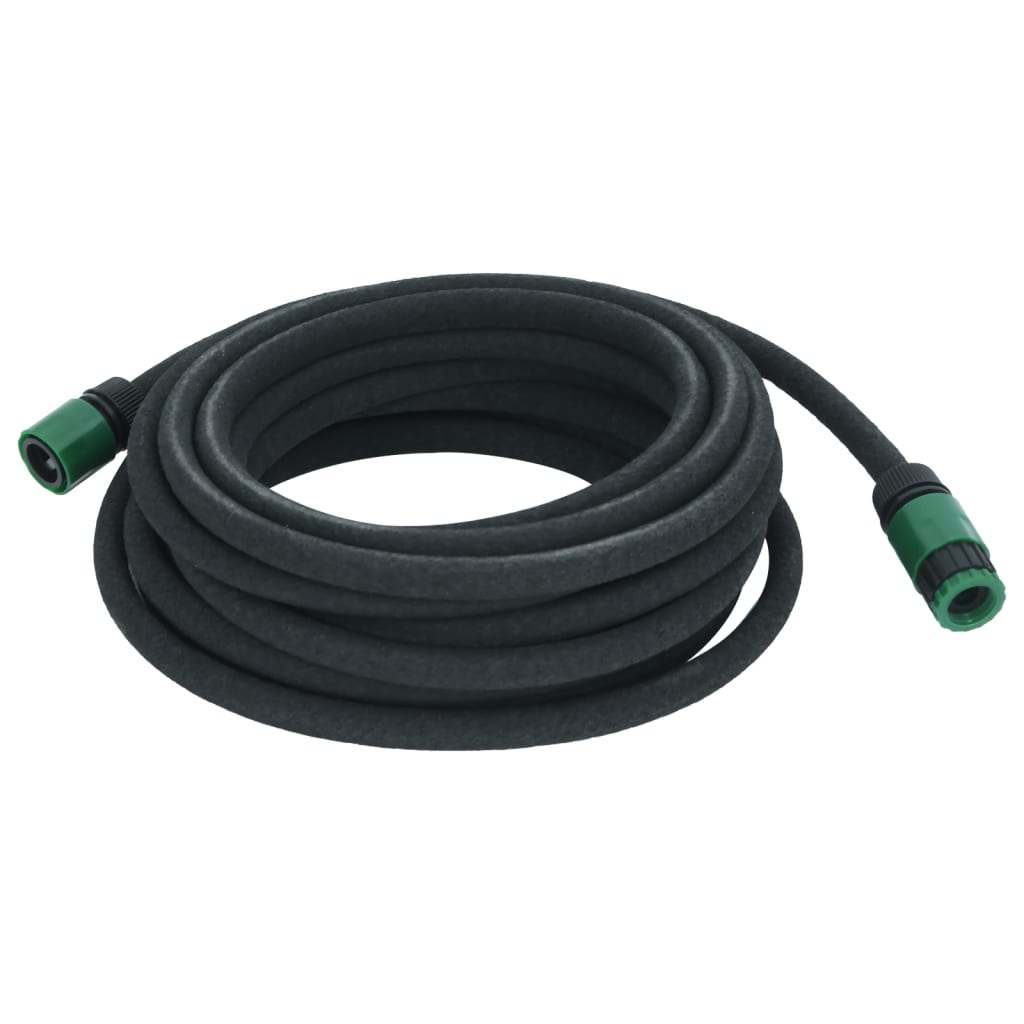 Tubo di Irrigazione da Giardino Nero 0,6" 10 m in Gomma - homemem39