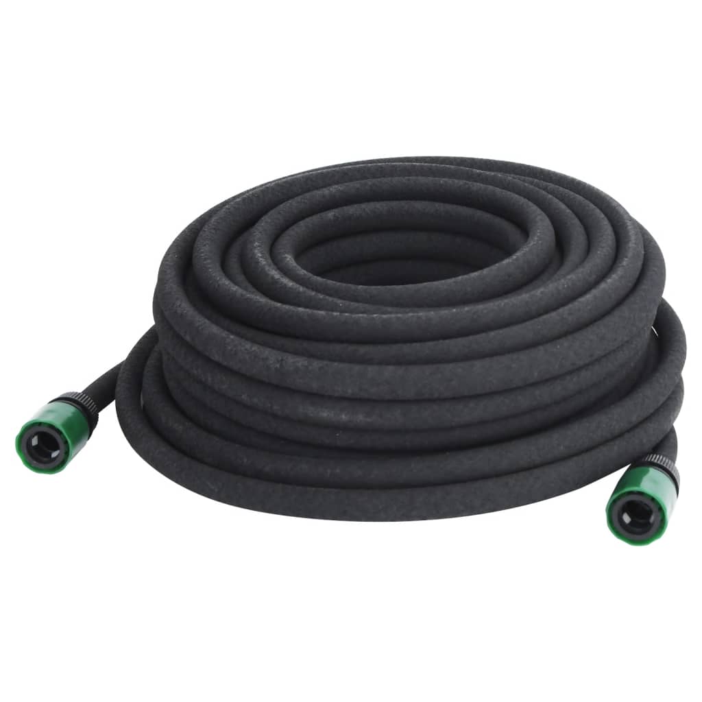 Tubo di Irrigazione da Giardino Nero 0,6" 25 m in Gomma - homemem39