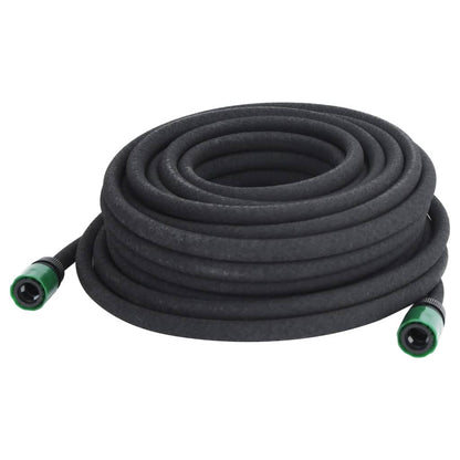 Tubo di Irrigazione da Giardino Nero 0,6" 25 m in Gomma - homemem39