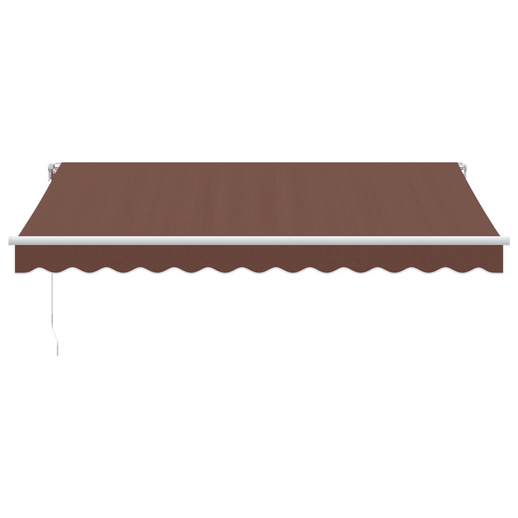 Tenda Sole Retrattile Manuale 350x250 cm Marrone