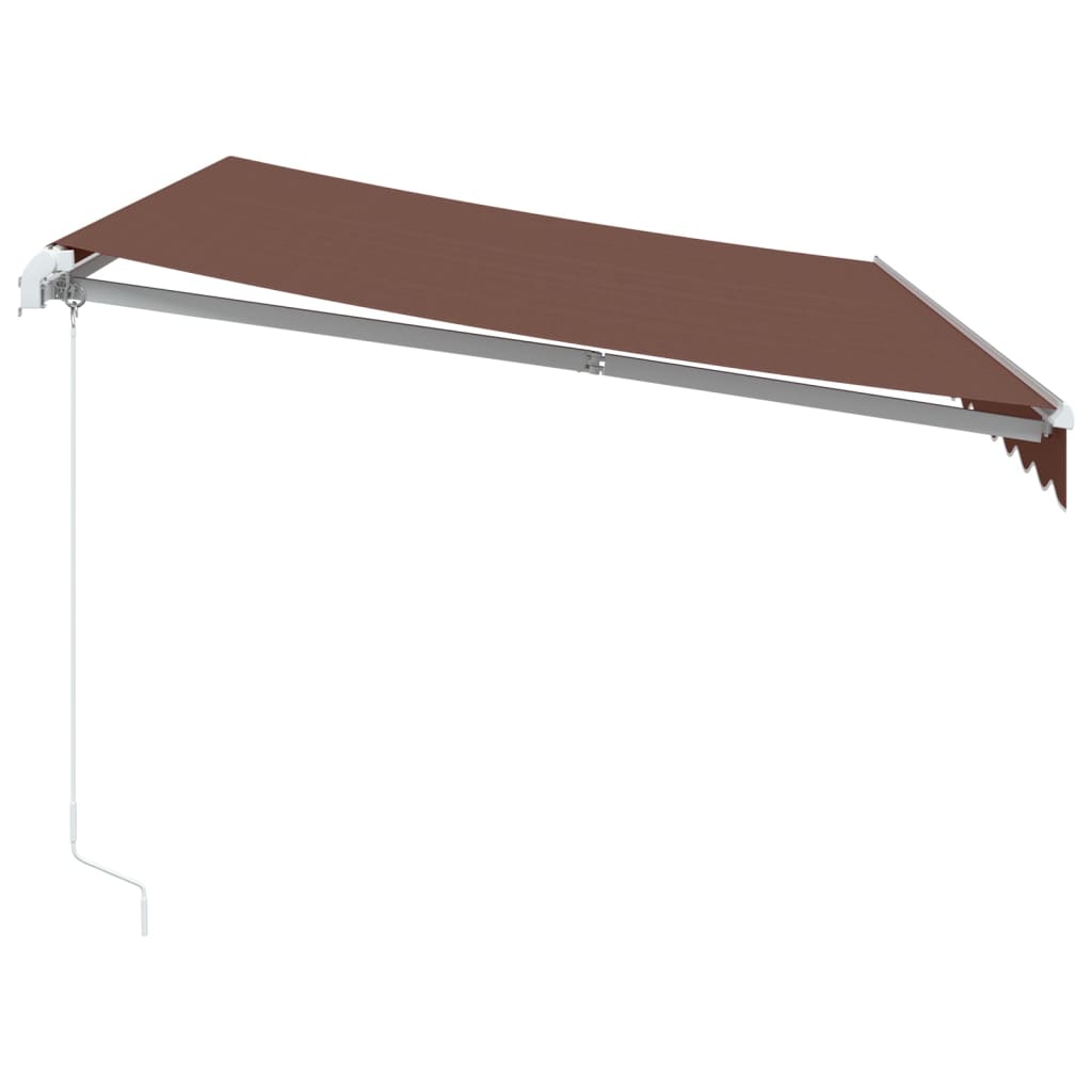 Tenda Sole Retrattile Manuale 350x250 cm Marrone