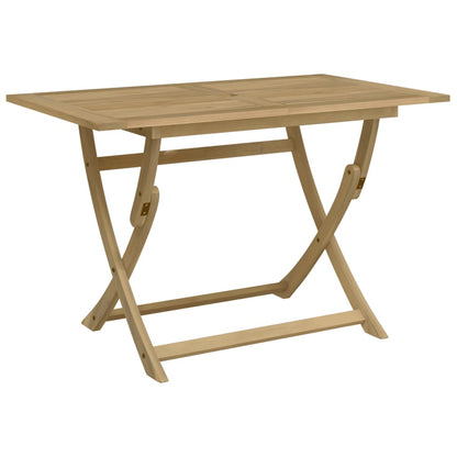 Tavolo da Giardino Pieghevole 120x70x75cm Legno Massello Acacia - homemem39