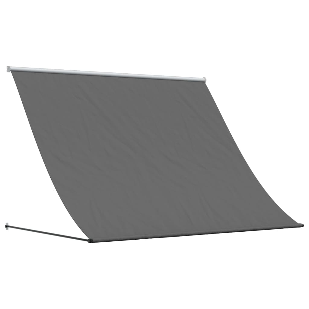 Tenda da Sole Retrattile Antracite 200x150 cm Tessuto e Acciaio - homemem39