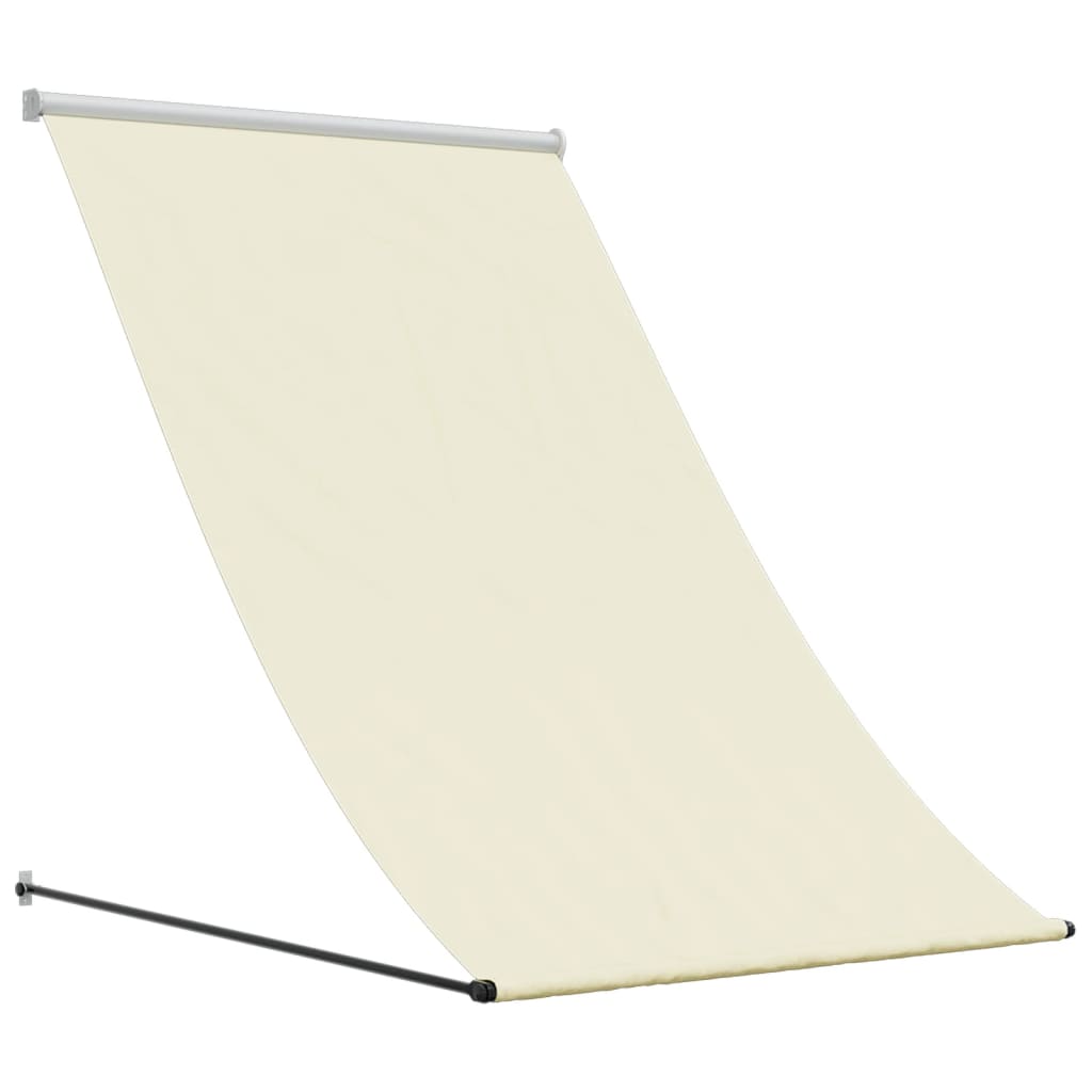 Tenda da Sole Retrattile Crema 150x150 cm in Tessuto e Acciaio - homemem39