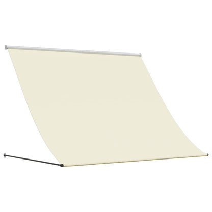 Tenda da Sole Retrattile Crema 200x150 cm in Tessuto e Acciaio