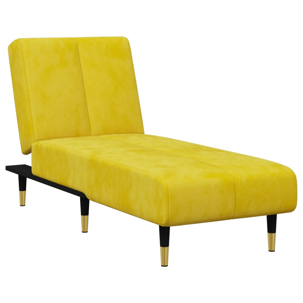 Set di Divani 2 pz Giallo in Velluto - homemem39