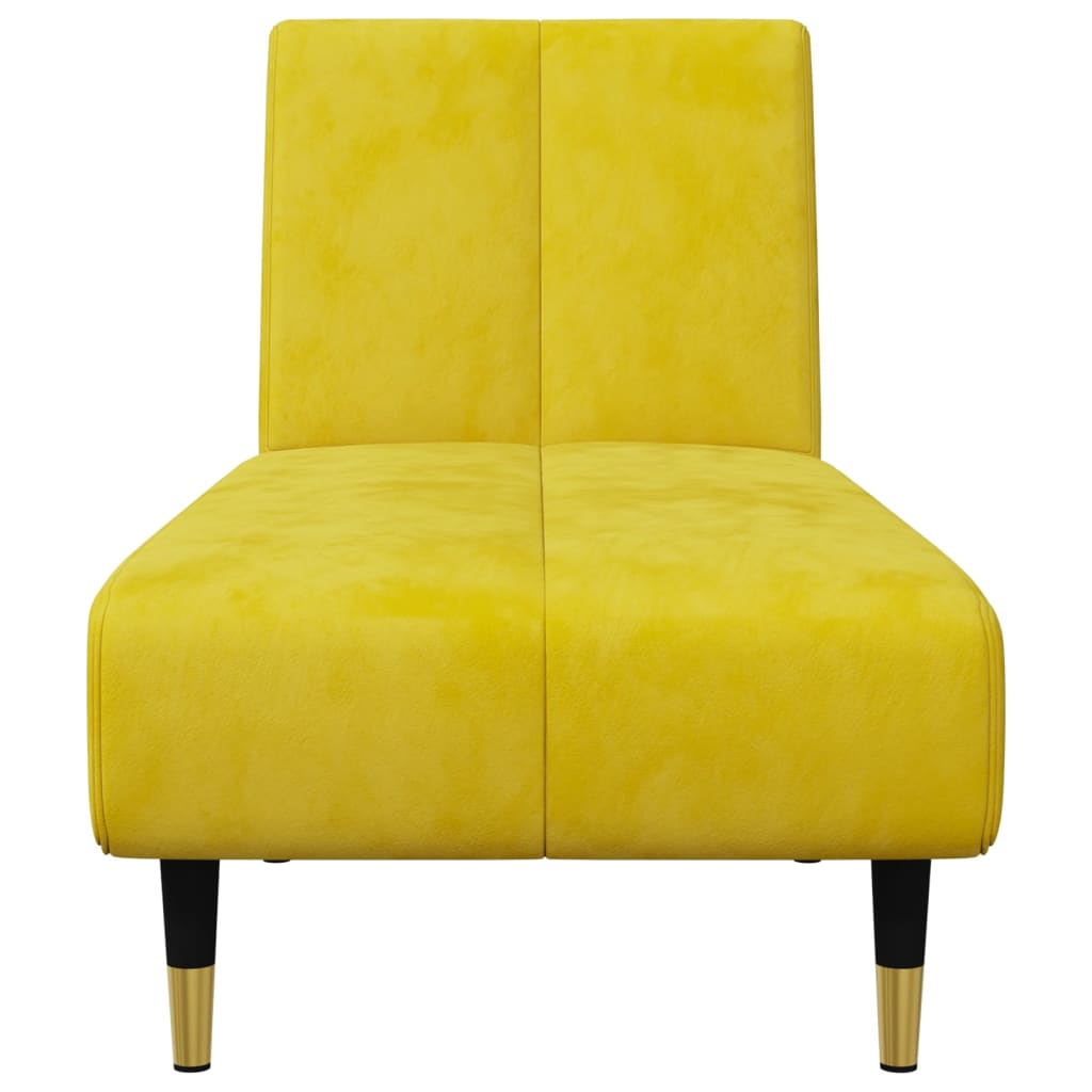 Set di Divani 2 pz Giallo in Velluto - homemem39