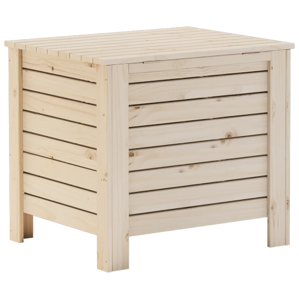 Contenitore con Coperchio RANA 60x49x54 cm Legno Massello Pino - homemem39