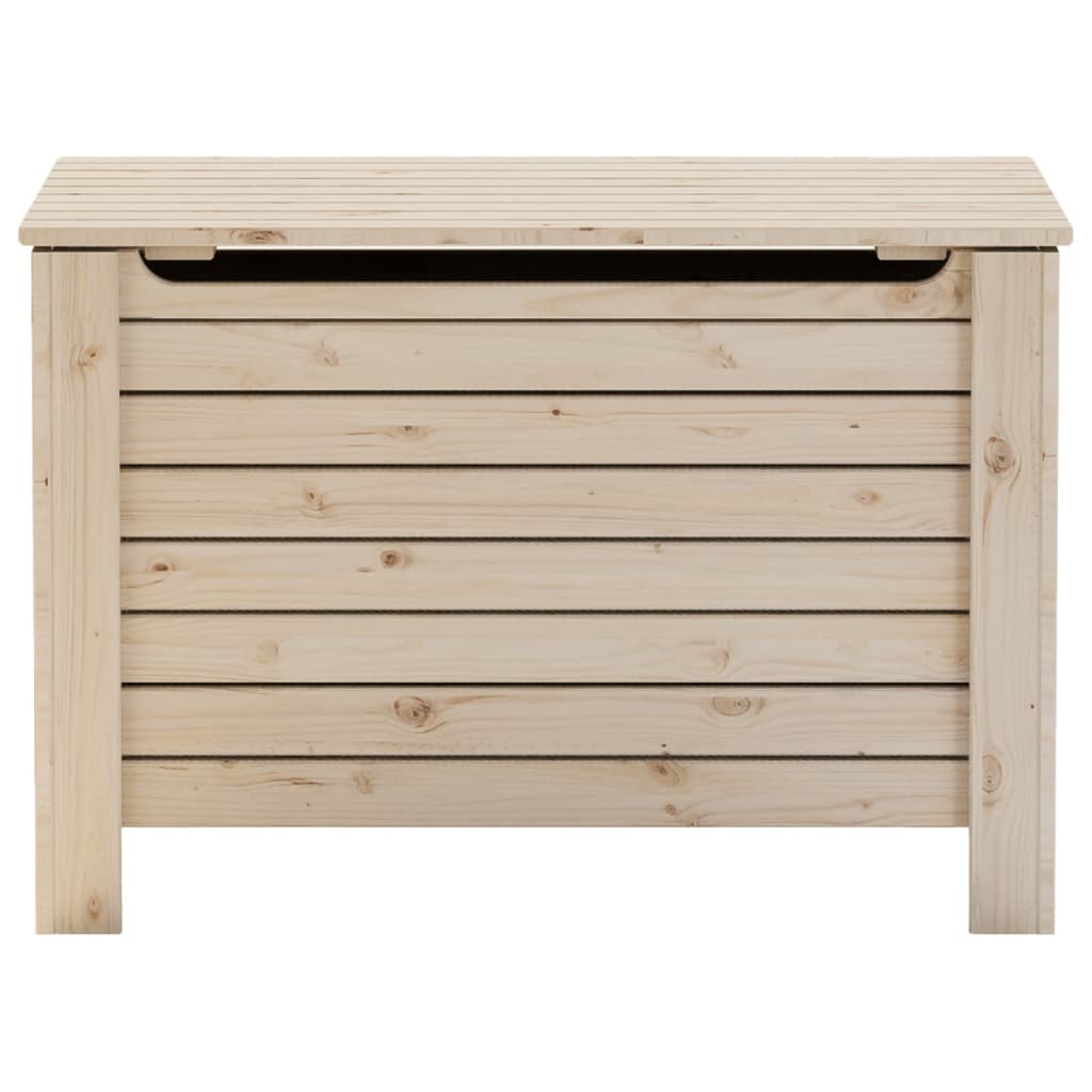 Contenitore con Coperchio RANA 80x49x54 cm Legno Massello Pino - homemem39