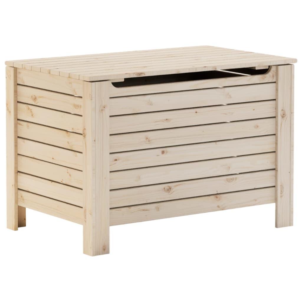 Contenitore con Coperchio RANA 100x49x54 cm Legno Massello Pino - homemem39