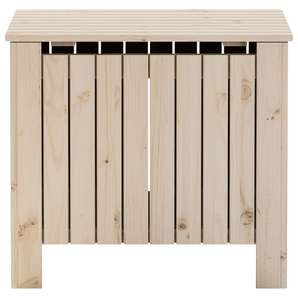 Contenitore con Coperchio RANA 60x49x54 cm Legno Massello Pino - homemem39