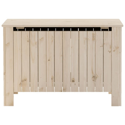 Contenitore con Coperchio RANA 80x49x54 cm Legno Massello Pino - homemem39